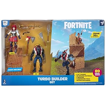 Amazon.co.jp: FORTNITEターボビルダーセット、フィギュア2点