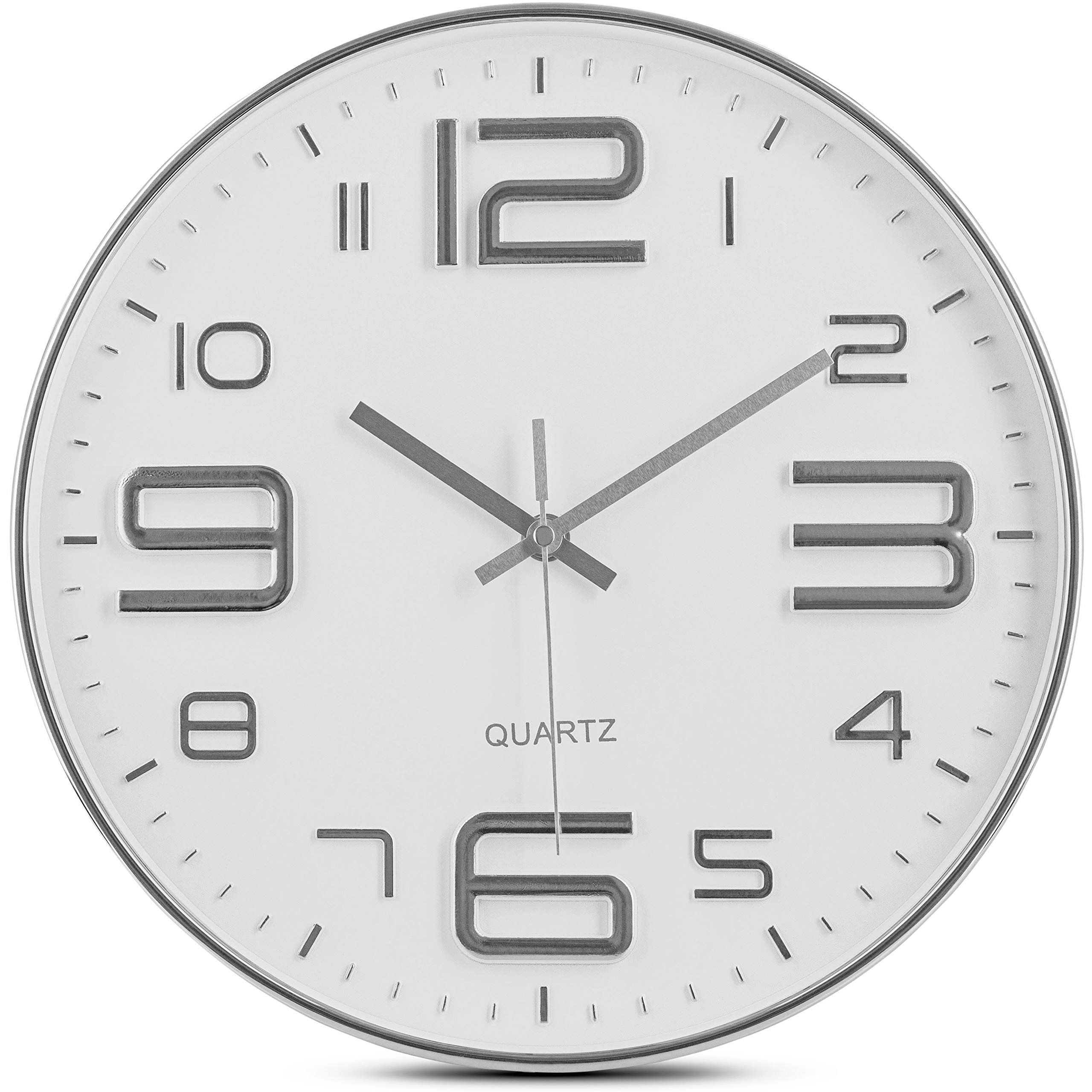 Horloge murale en or rose 30,5 cm Bernhard Products moderne