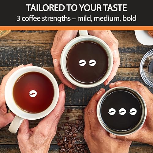 Miniatura 4 de Krups Simply Brew - Cafetera de goteo de acero inoxidable y térmica, 12 tazas programable, personalizable, pantalla digital, filtro de café aislado,