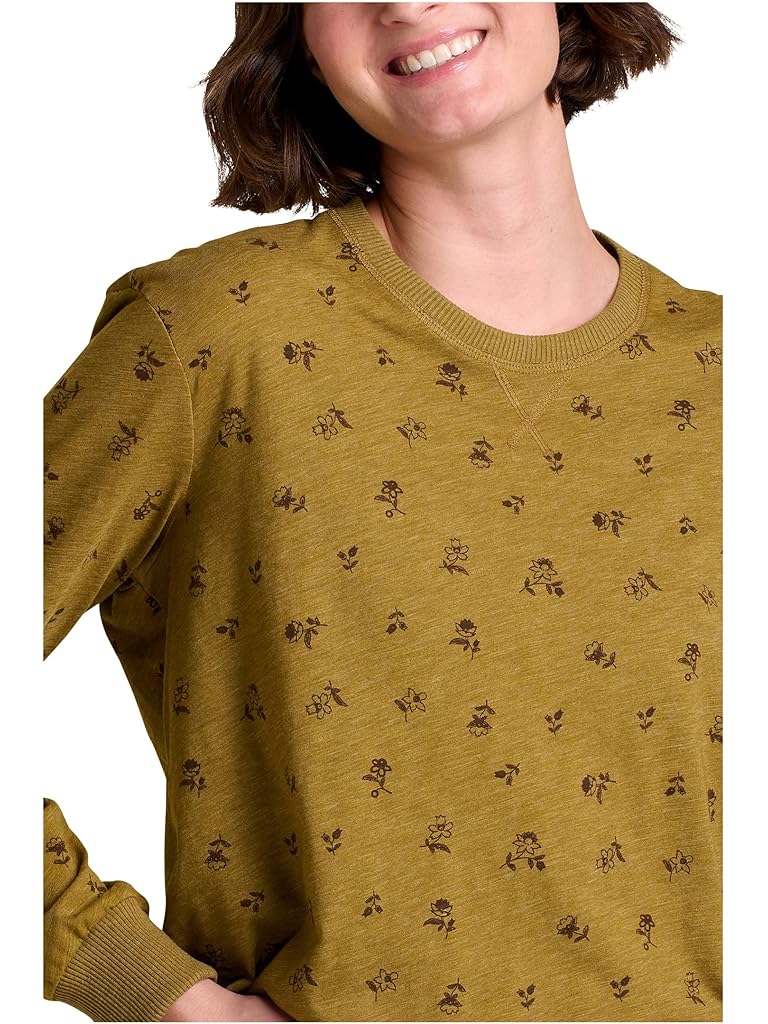 Olive Toad&Co Boundless Jersey Long Sleeve Tee