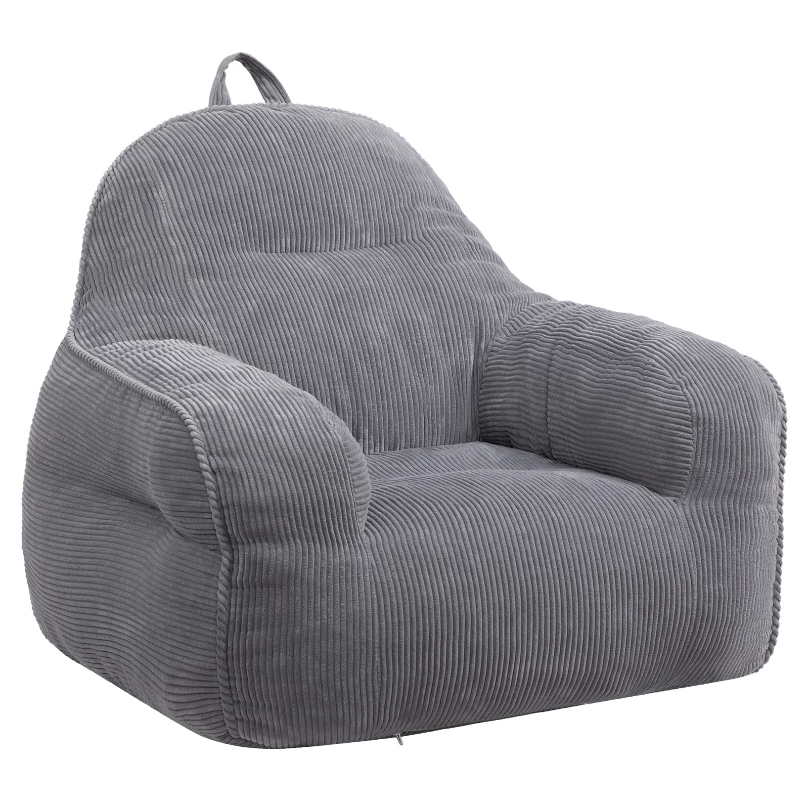 BEJOY Kids Bean Bag, Comfy Kids Bean Bag Chair with Filling Included, Toddler Chair, Beanbags for Children, Grey
