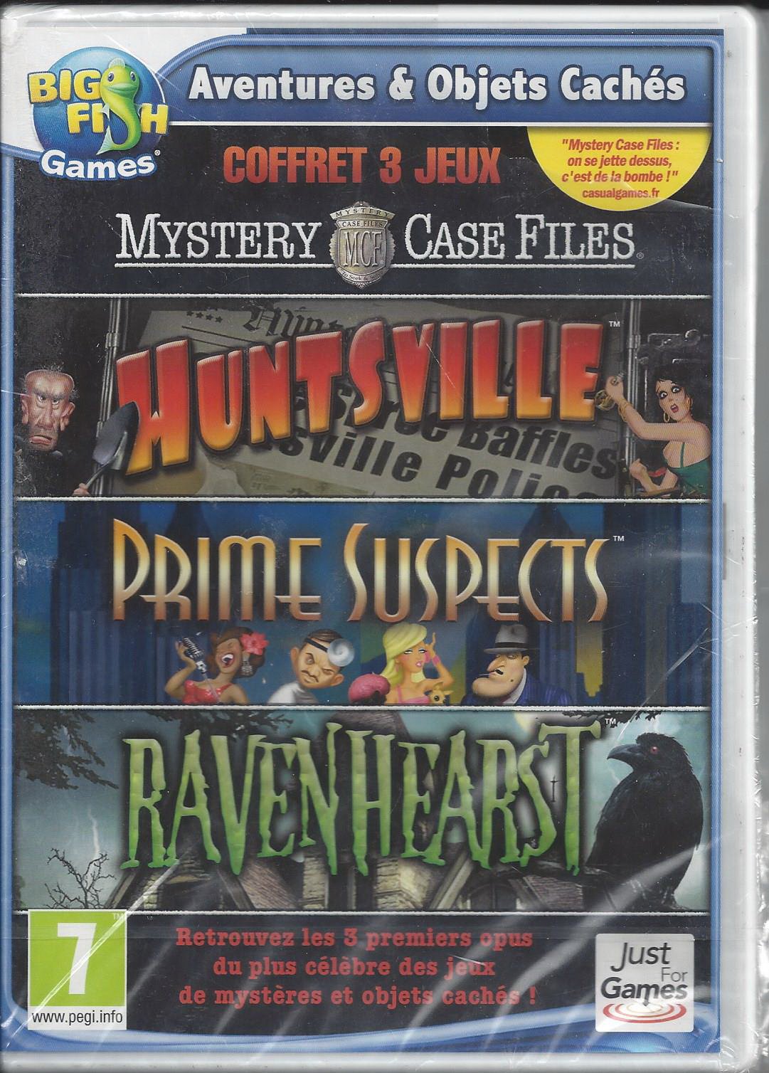 Mystery Case Files: Huntsville + Prime Suspects + Ravenhearst - French only - Standard Edition [video game]
