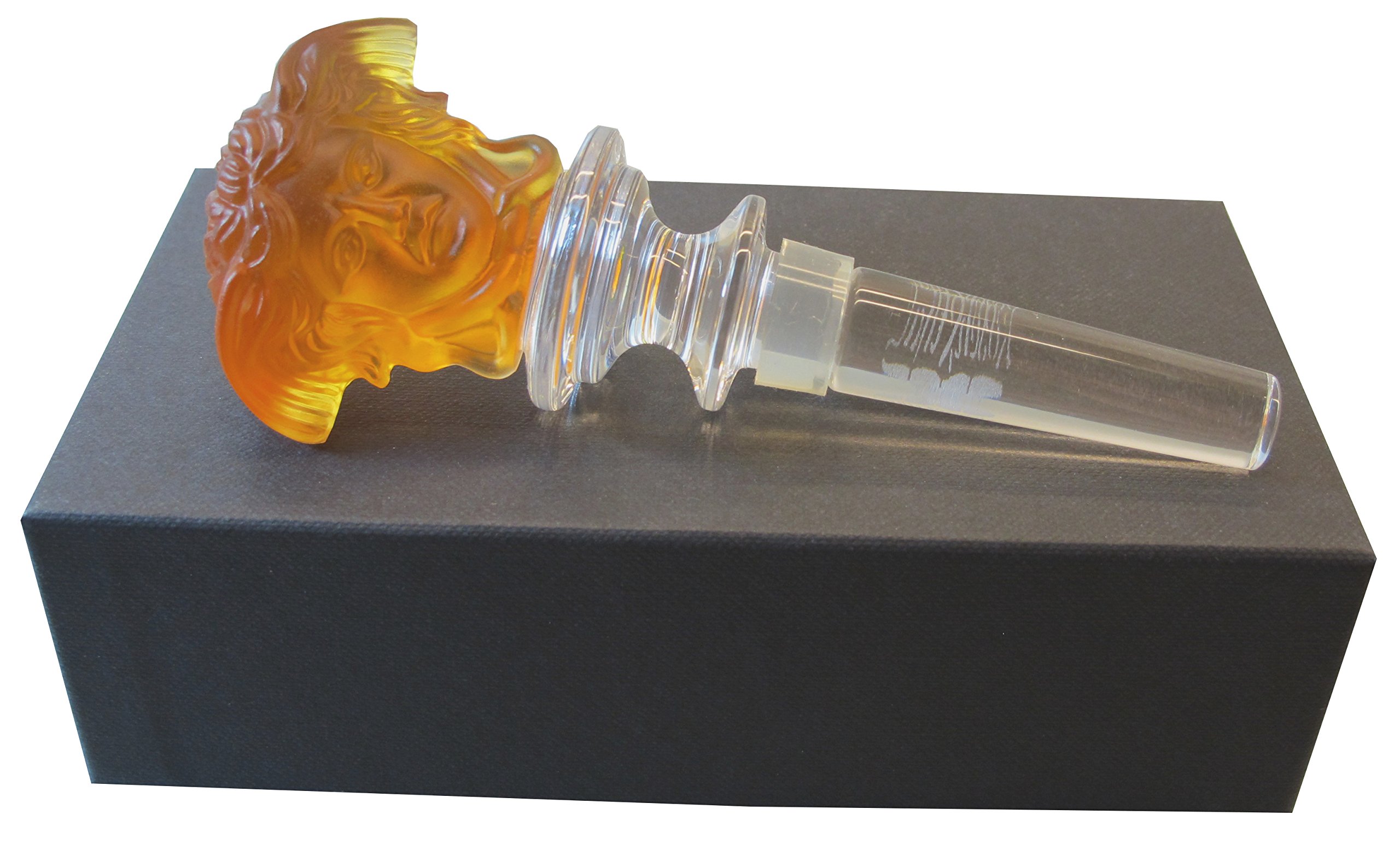 RosenthalTreasury Versace Bottle Stopper in Amber