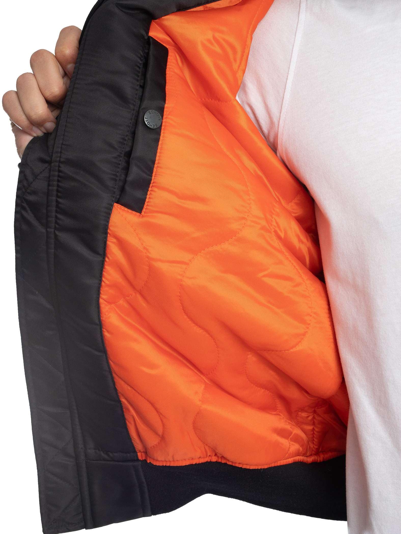 Schott NYC AIRFORCERS Kurtka Bomber Schott, Czarna, XL Dorosły