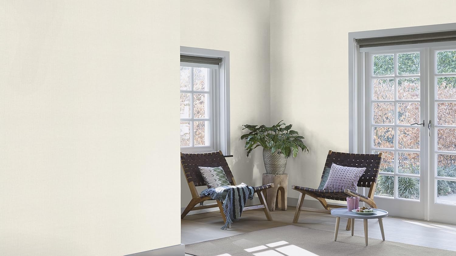 Rasch Tapeten Non Woven Wallpaper (Universal) White 10,05 m x 0,53 m Andy Wand 649116