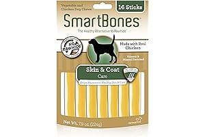 SmartBones Skin and Coat Care Sticks: The Healthy Chew for a Radiant Pup
