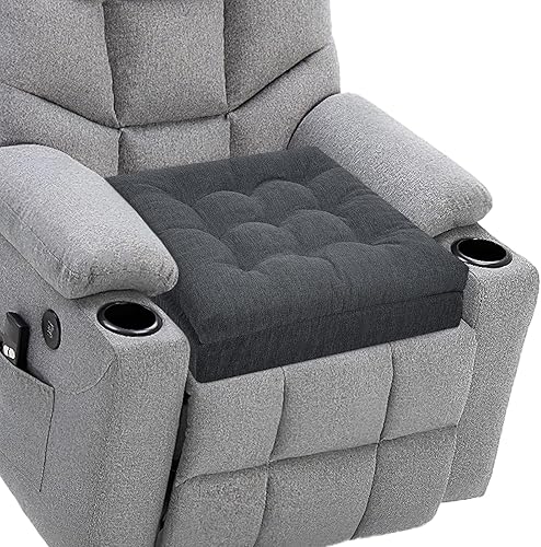 Miniatura 9 de HAVARGO Cojines de Reclinable para Personas Mayores, Cojín de Silla Grueso de 20x20x5 Pulgadas Diseño Patentado Cojines de Asiento Elevador de Doble
