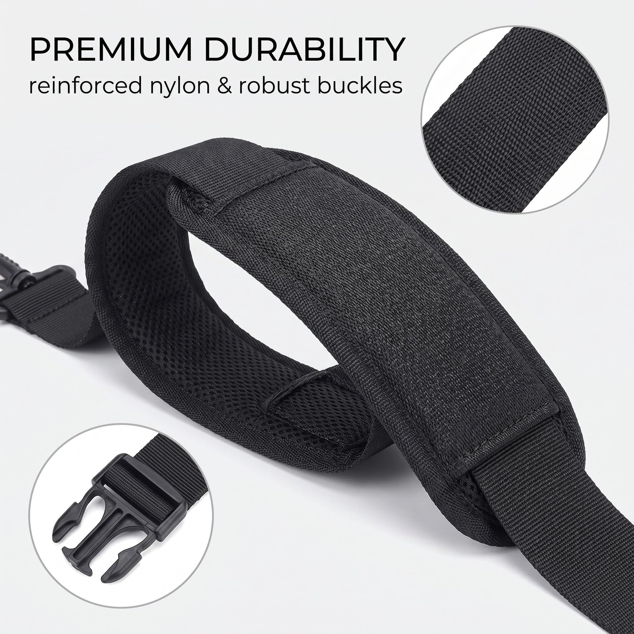 Fascia Trasporto Professionale per Tavole da Surf e SUP, Cinghia Regolabile con Imbottitura Comfort per Paddleboard, Longboard, Canoa e Attrezzature Nautiche, 1 Set