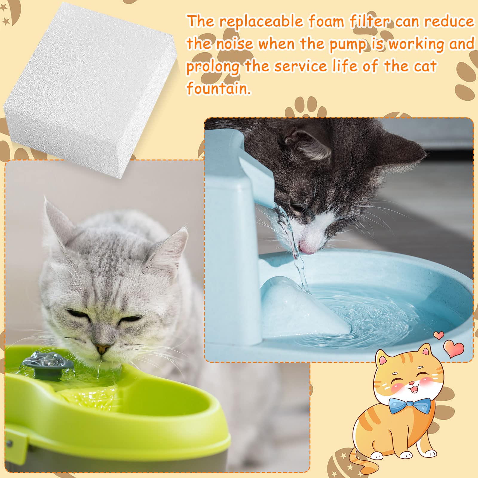 Catit Fountain Pump Pet Replacement For Fountain For Cat Dog Pets