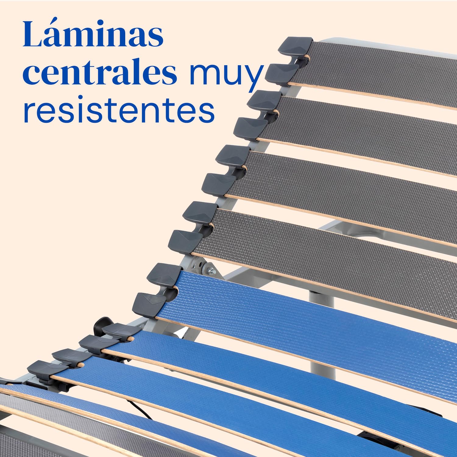 Geriafy - Cama Articulada de Matrimonio Reforzada con Colchón Ortopédico Viscoelástico 20 cm (160x200, Mando por Cable) | Doble lecho independiente, colchones Cotton V6 de 20 cm con funda de algodón