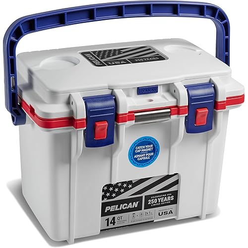 Pelican 14 Quart Small Cooler - Can Cooler (Americana)
