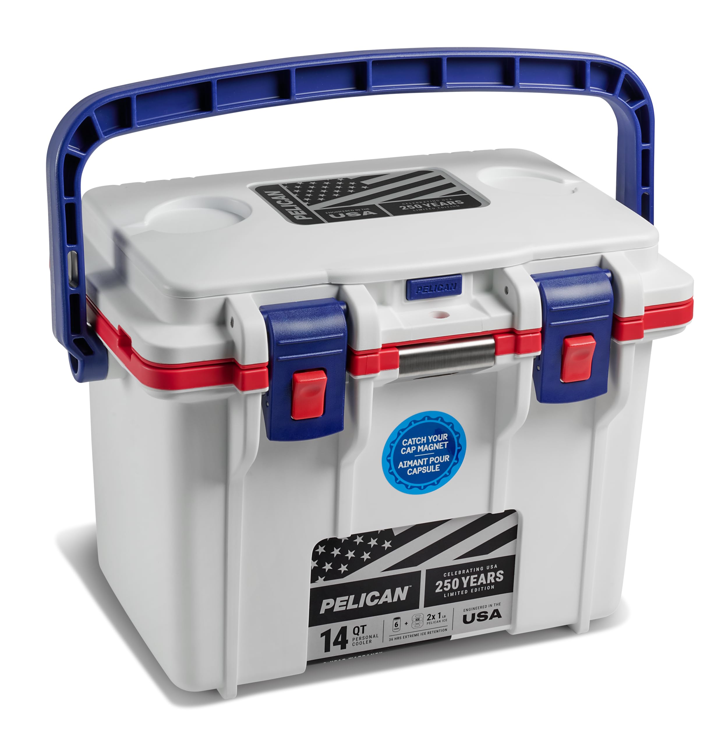 Amazon.com: Pelican 14 Quart Personal Lunch Box Cooler - Can