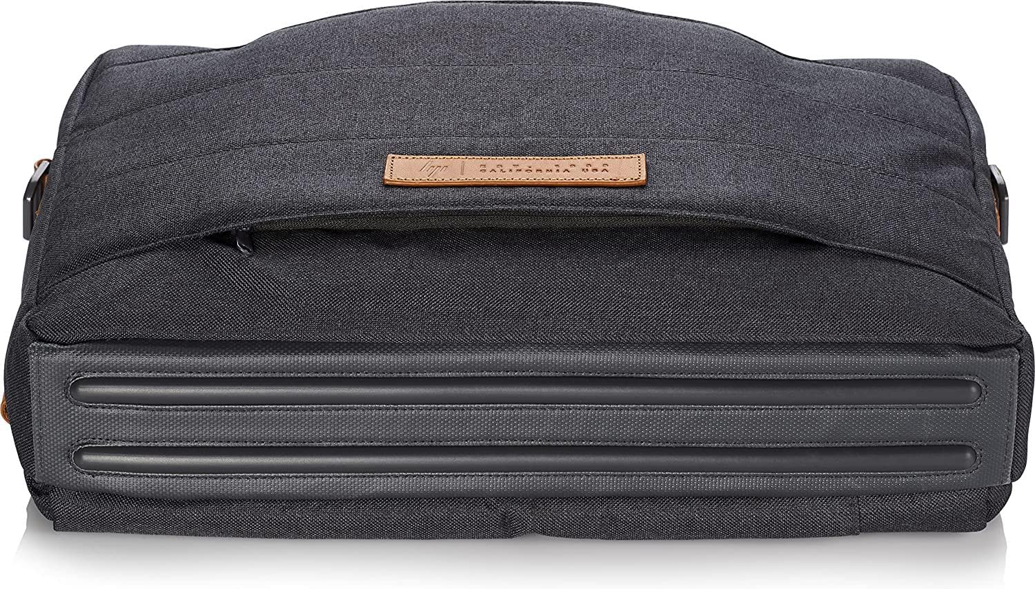 HP Envy Urban Borsa Tracolla per Notebook fino a 15.6", Vano Imbottito, Tasca Ottimale per Bloccare i Lettori RFID, Tessuti e Cerniere Resistenti, Tessuto Impermeabile, Grigio Antracite