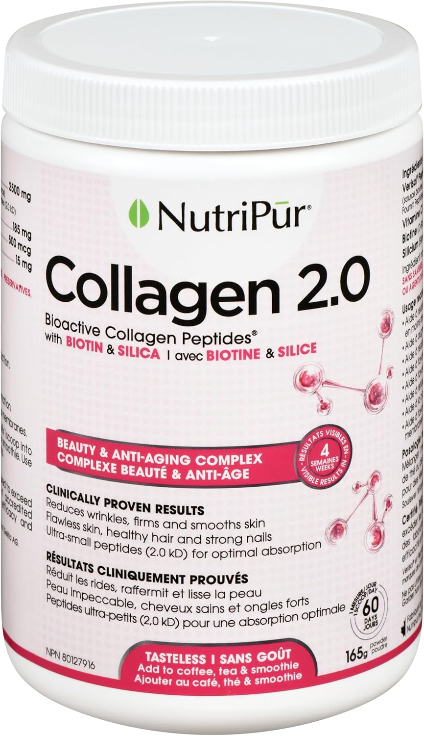 Collagen 2.0 – Bioactive Collagen Peptides® with collagen cofactors such as Biotin – Nutripur Collagen 2.0 – Bioactive Collagen Peptides® with collagen cofactors such as Biotin – Nutripur