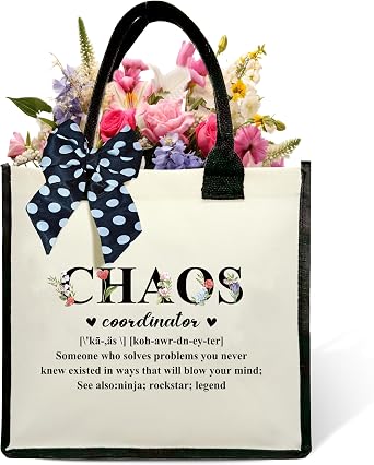 Definition Shoulder Beach Bag - Floral Canvas Tote Bag Gifts