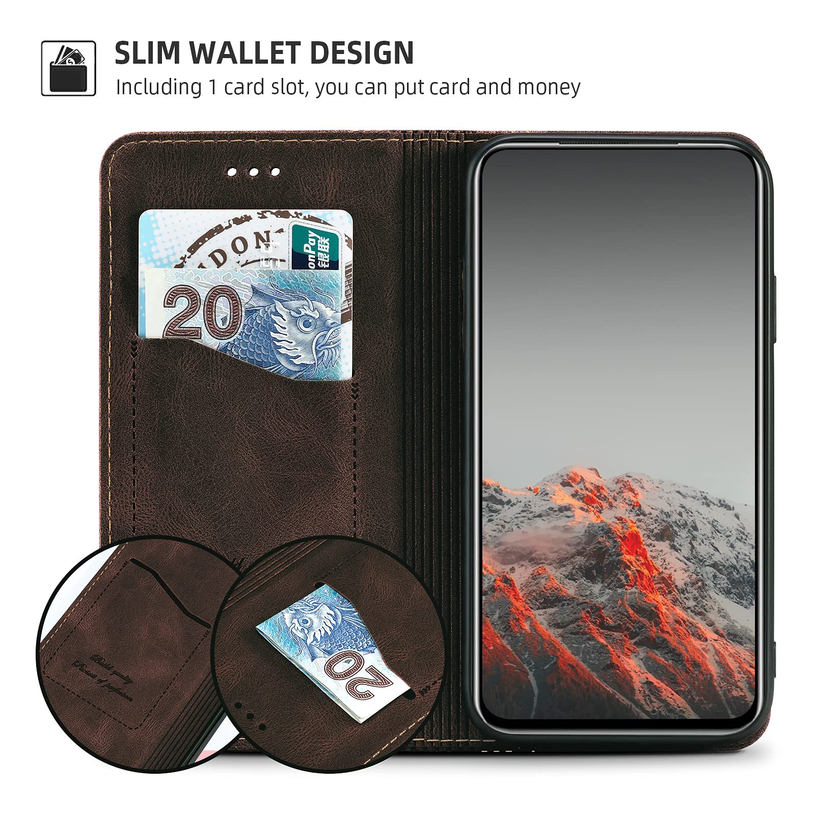 AKABEILA Cover per Xiaomi Mi Mix 2 Pelle Custodia per Xiaomi Mi Mix 2 Cover Flip Portafoglio Magnetica Stand Covers Frosted Porta Telefono Marrone scuro AKABEILA Cover per Xiaomi Mi Mix 2 Pelle Custodia per Xiaomi Mi Mix 2 Cover Flip Portafoglio Magnetica Stand Covers Frosted Porta Telefono Marrone scuro