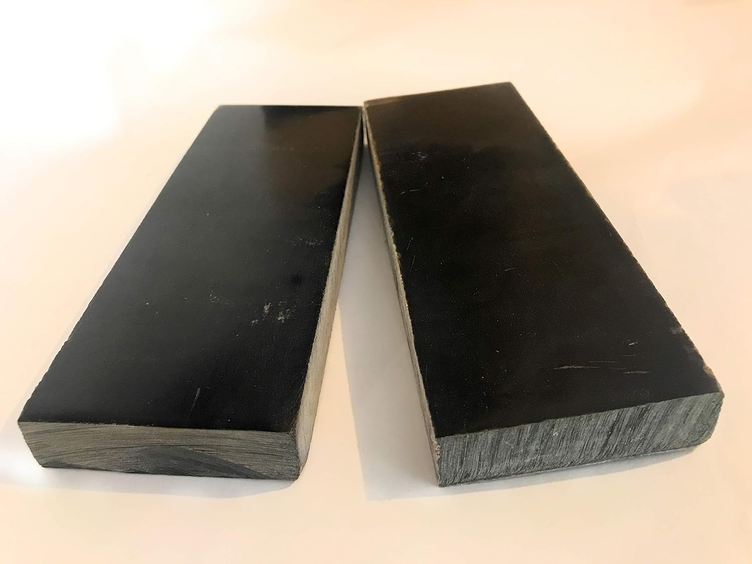 Buffalo Horn Extra Large Knife Scales 161x60x16mm for Lugar Grips Vintage Sword Handles Knife Building Scales