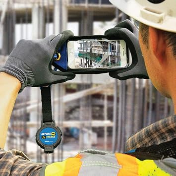 Key-Bak Pro ToolMate 1 lb. Retractable Tool Tether & Standard Smartphone Jacket Kit (ANSI 121 Certified)