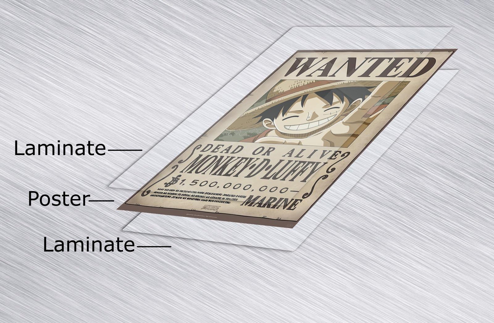 Amazon.com: One Piece - TV Show Poster (Wanted: Monkey D. Luffy #2