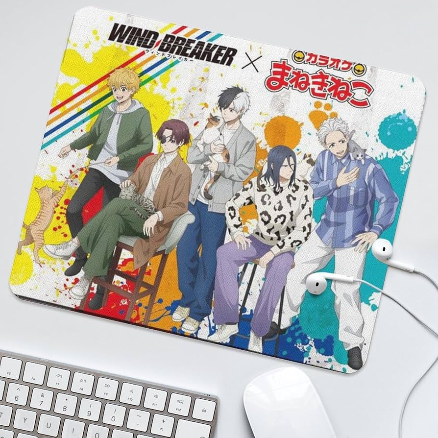 Amazon.co.jp: W I N D B R E A K E Rマウスパッドマウスパッド