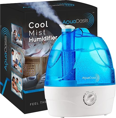 AquaOasis® Humidificador de niebla fría (tanque de agua de 6 litros), humidificadores ultrasónicos silenciosos para dormitorio y habitación grande,
