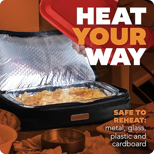 Miniatura 5 de HotLogic 16801170-BLK - Cazuela para calentar alimentos, 120 V, color negro