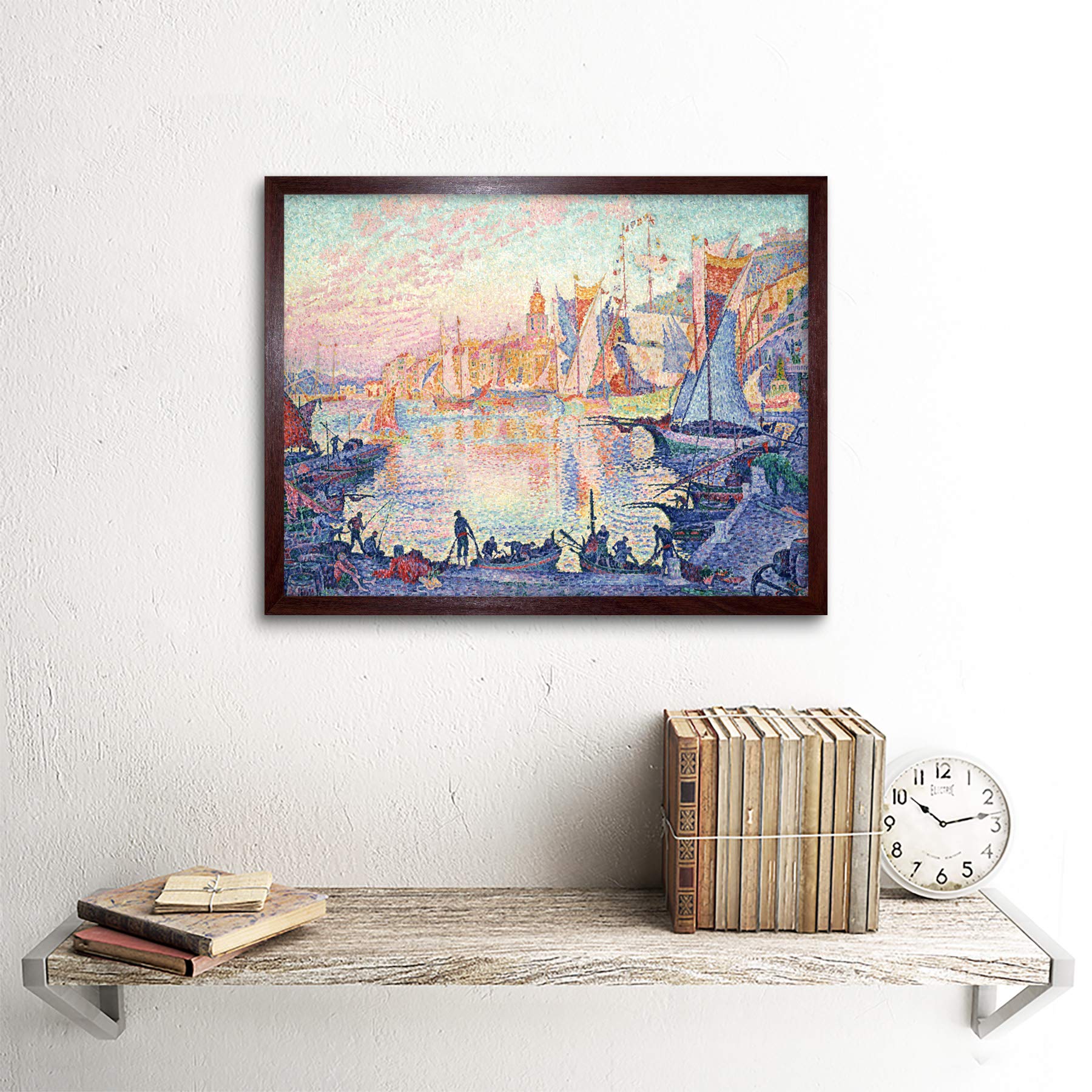 Amazon.com: Paul Signac The Port Of Saint Tropez Art Print Framed