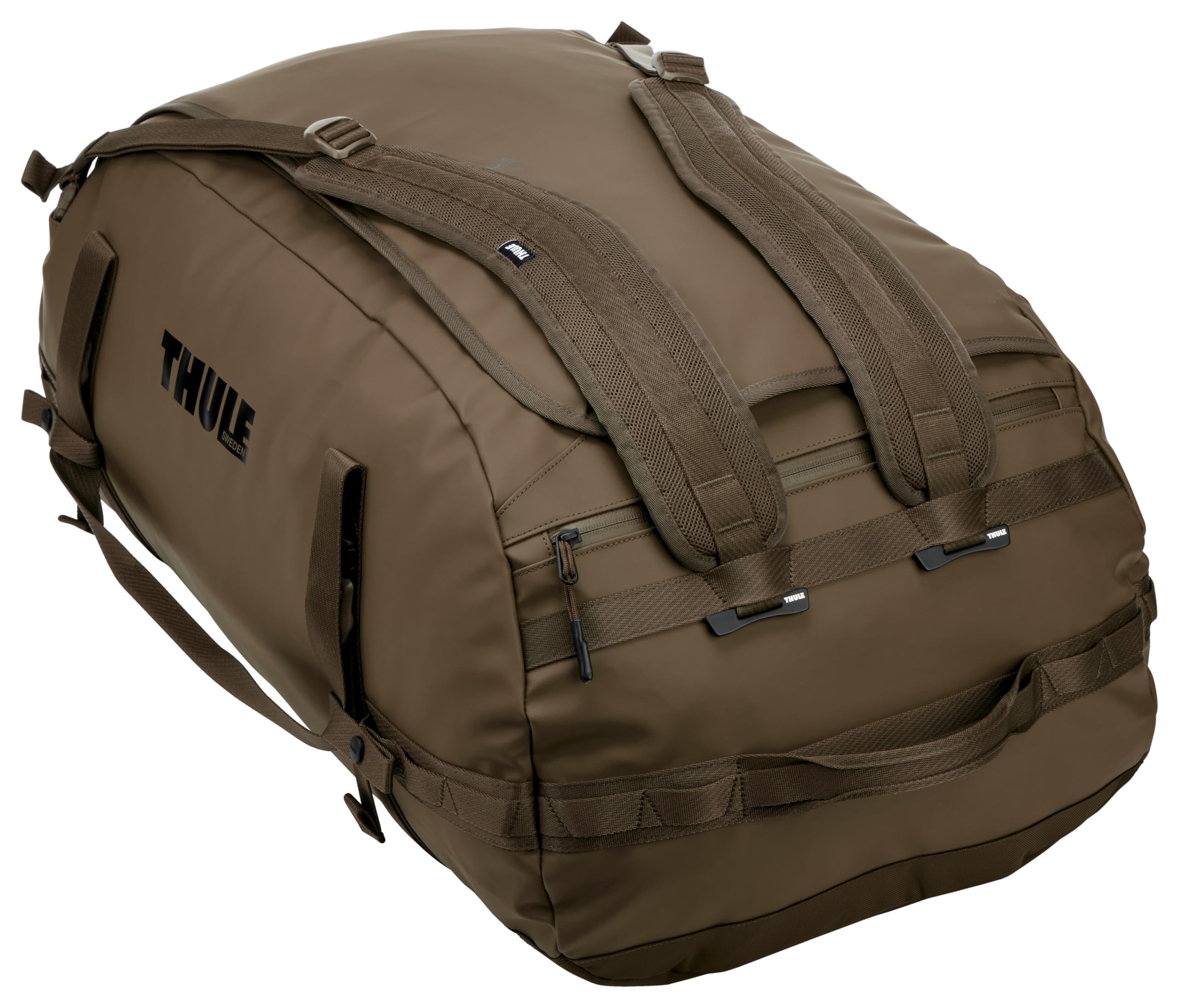 THULE Sac de Voyage Sac à Dos Chasm Recycled Duffel 90L Deep Khaki Kaki