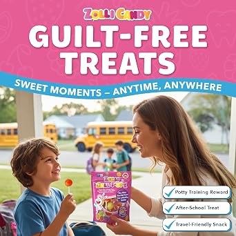 Zollipops Zolli Ball Popz Lollipops Clean Teeth, Easter, 3.1oz