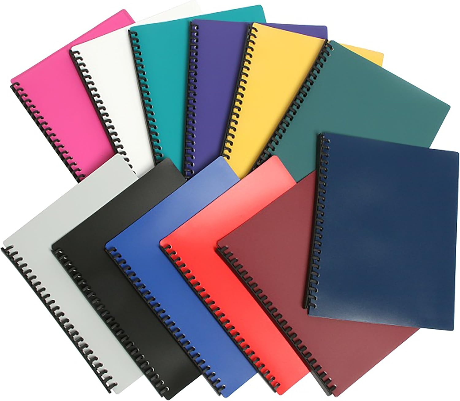 MARBIG(R) 2007099 Display Book Refillable A4 20 Pockets Assorted