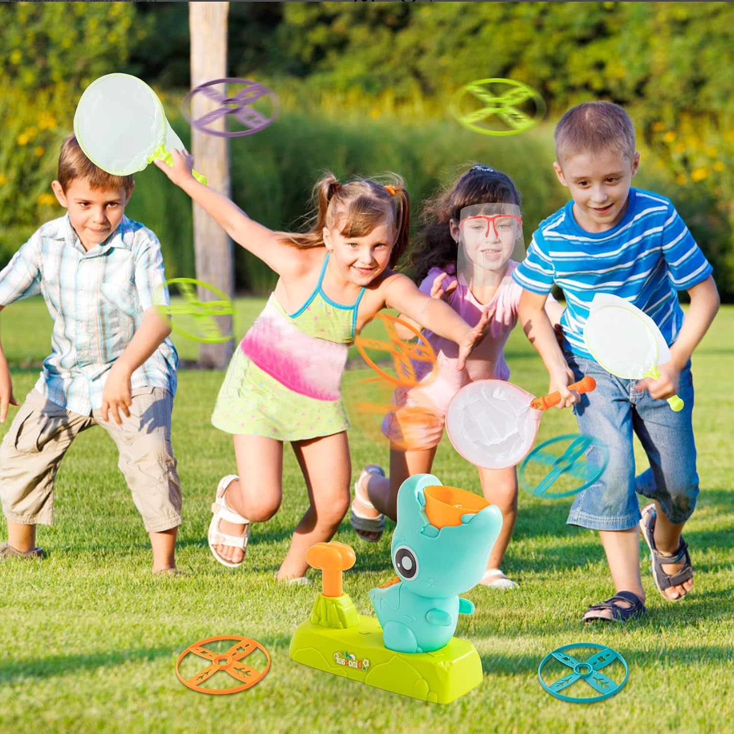 xiangtree Outdoor Game Toys for Kids Ages 48, Flying Disc