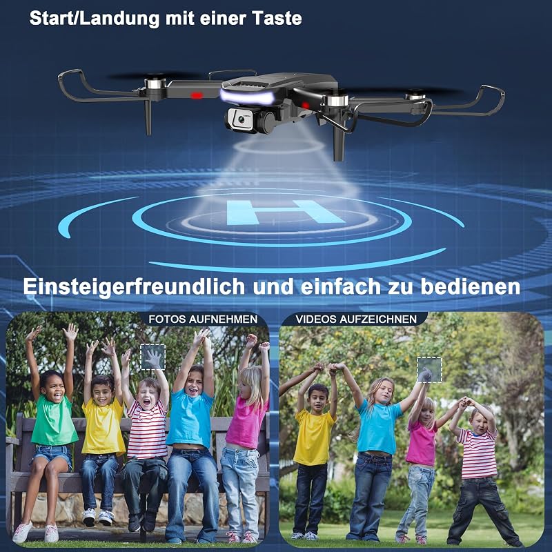 Wipkviey B15 Drón 4K Kamerával - Kefenélküli Motoros FPV Összecsukható Quadkopter 36 Perces Repülési Idővel, 2 Akkumulátorral, Kezdőknek és