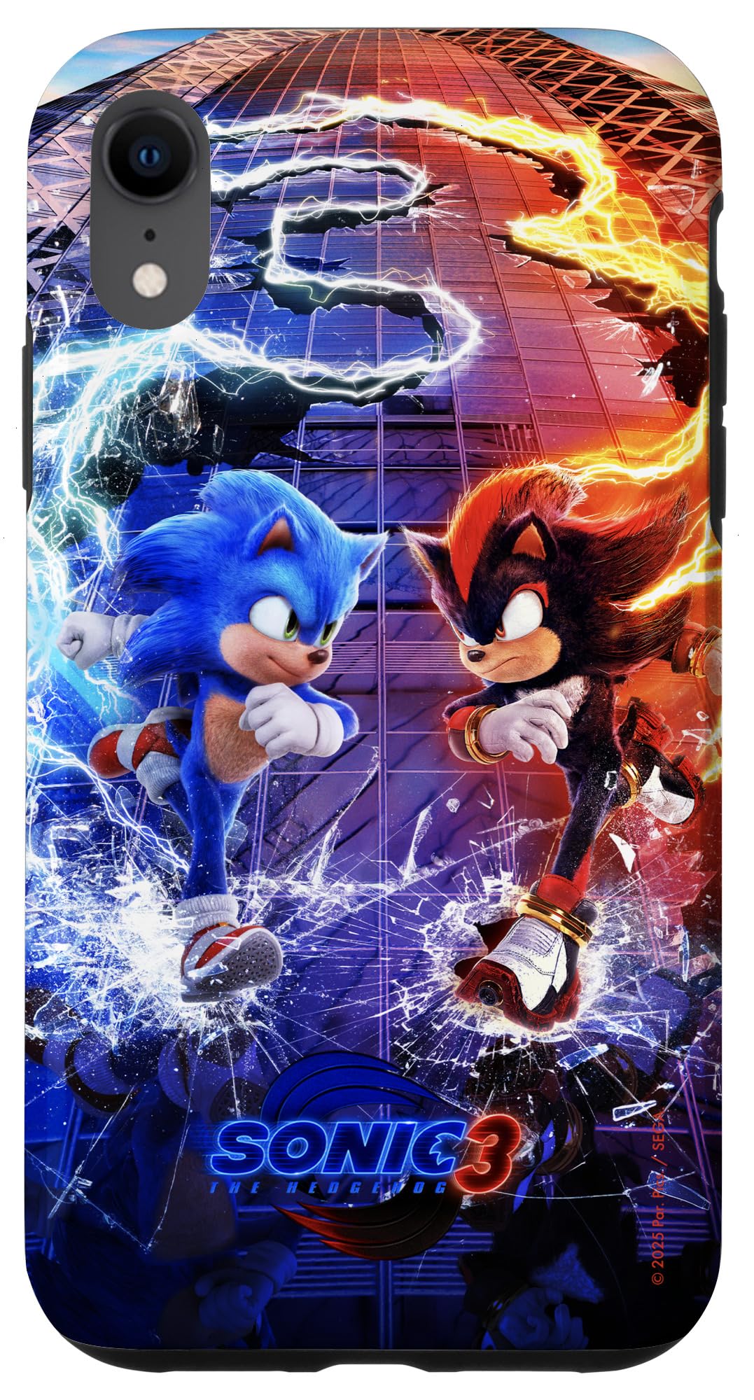 Sonic The Hedgehog 3 - Sonic VS Shadow Case for iPhone XR