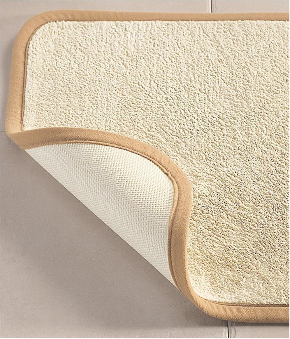 Microfiber Absorbing Bath Mat Bathroom Rug Size: Small, Color: Beige