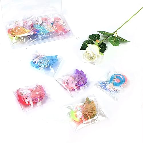 Miniatura 5 de Accesorios para el cabello de unicornio con purpurina, pinzas para el cabello, lazos para el cabello, extensiones de cabello, accesorios para el