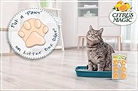 Vista 4 de Citrus Magic Eliminador de Olores para Mascotas Litter Paws, Brisa Oceánica, Paquete de 6
