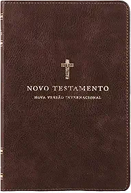 Novo Testamento NVI, Capa luxo, Cruz Marrom, Leitura Perfeita