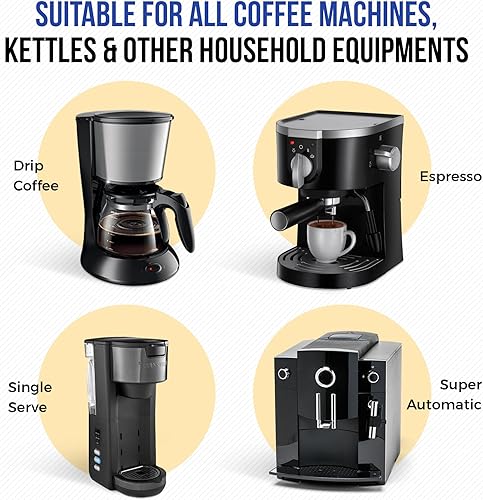 Miniatura 9 de Paquete de 24 tabletas limpiadoras descalcificadoras para cafetera, para Keurig, Nespresso, Breville, De Longhi, Miele, Ninja, Braun, Limpiar y
