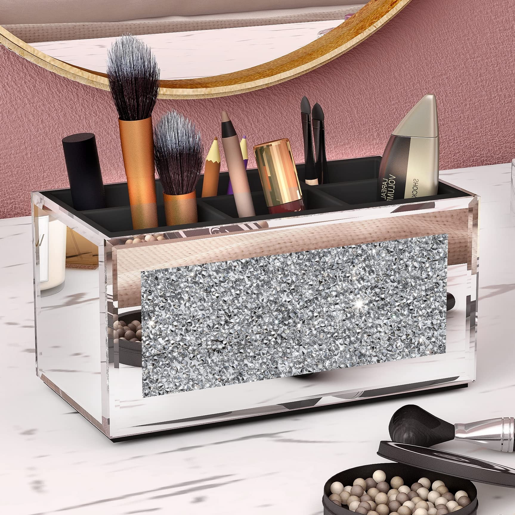 Support pour pinceaux de maquillage pour sublimer votre coiffeuse au quotidien
