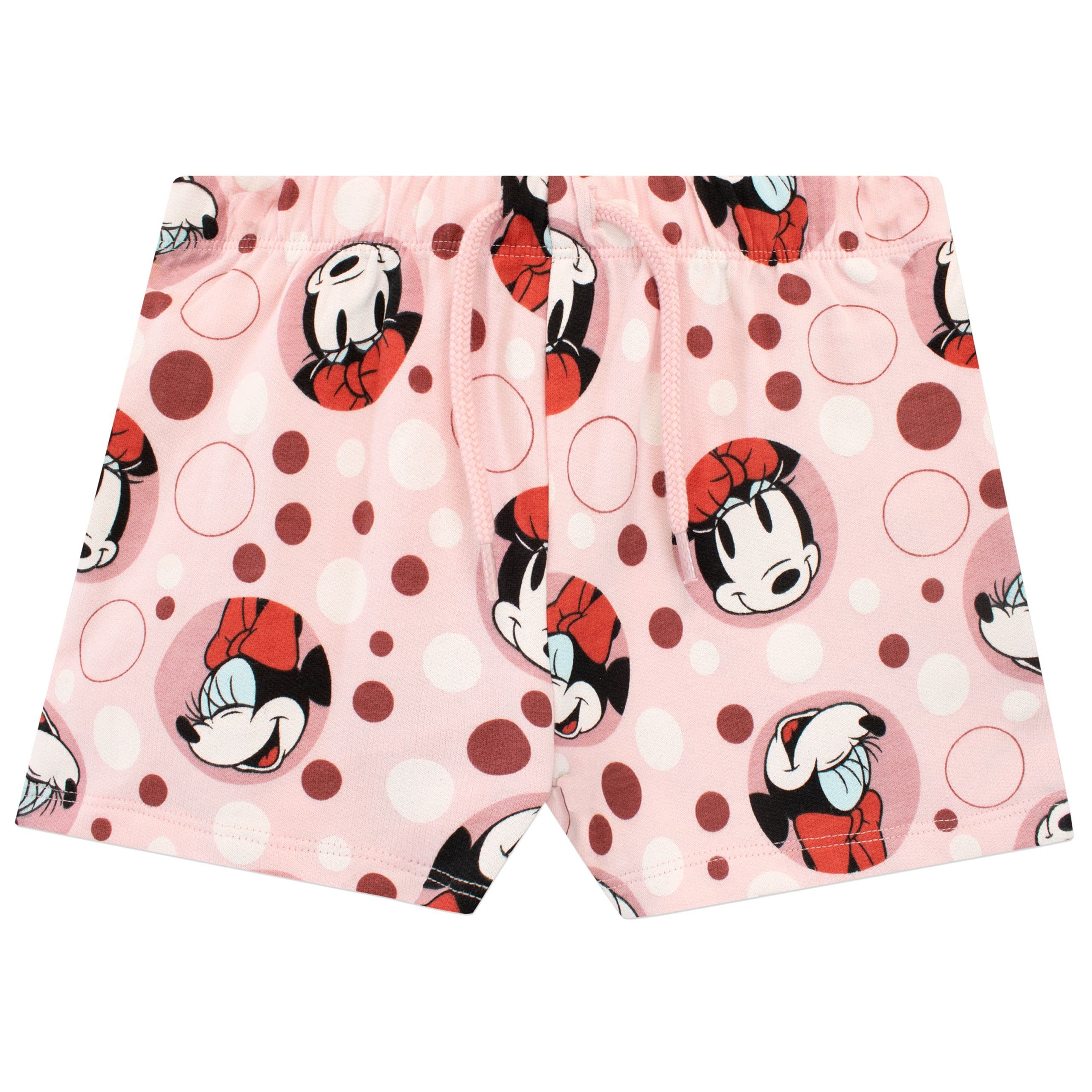 Disney Minnie Mouse Conjuntos de Top y Pantalones Cortos para Niñas Multicolor 4-5 años