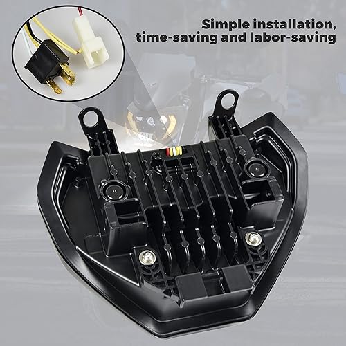 Miniatura 5 de Faro delantero LED para Yamaha MT07 MT09 FZ09, faro delantero LED con luz de señal de giro de haz alto y bajo, luces blancas para Yamaha MT-07 MT-09