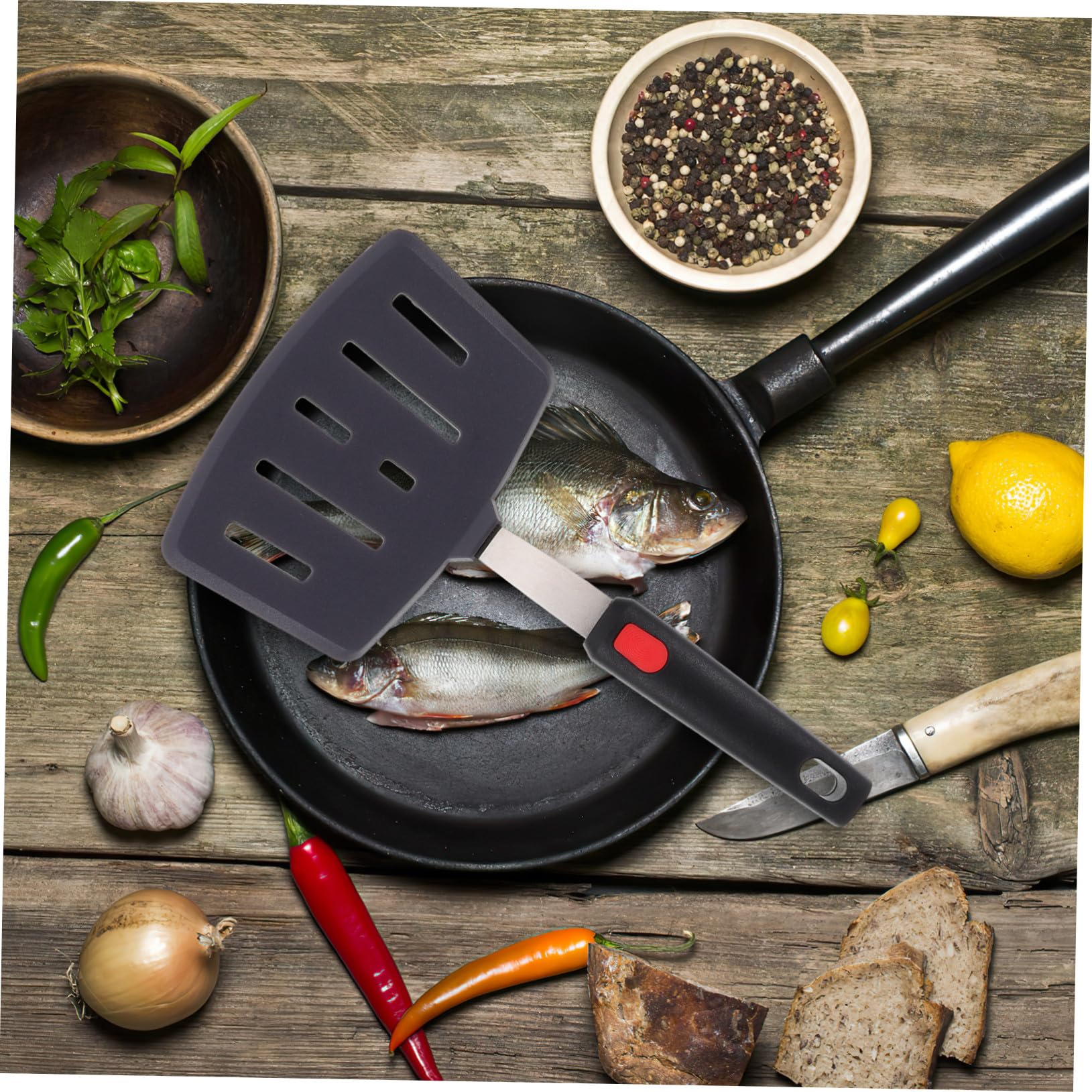 Garneck Juego de 3 Espátulas de Silicona Antiadherente para Cocina Resistente al Calor