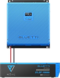 BLUETTI RVSolar System, All-in-One 5000W 5120Wh RV Power Kit: RV5 Power Hub + 51.2V 100Ah LiFePO₄ Battery with 6000+ Cycles for Camper Van, Fifth-Wheel Trailer, Motorhome, Boat, Off-Grid (Basic Kit)
