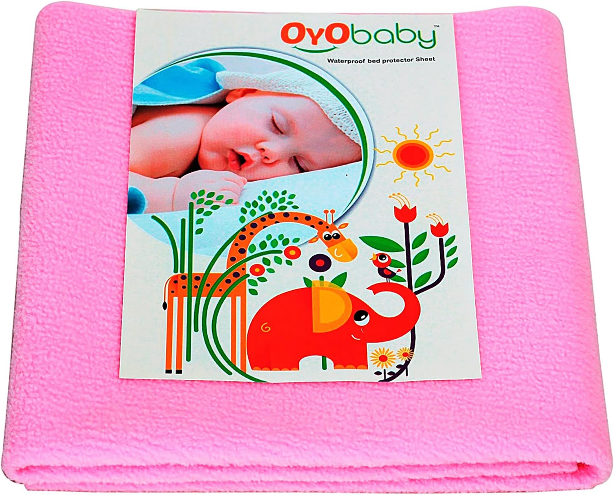 Double Bed Baby Care Sheet -X-Large (Pink)
