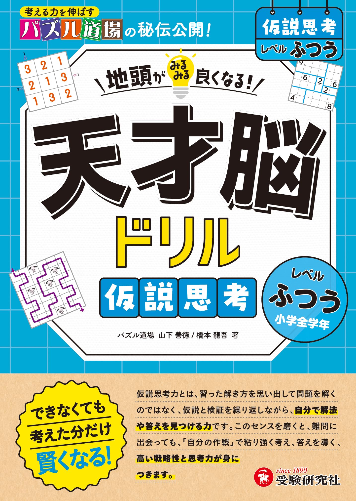 天才脳ドリル 仮説思考【ふつう】： 地頭がみるみる良くなる! | パズル