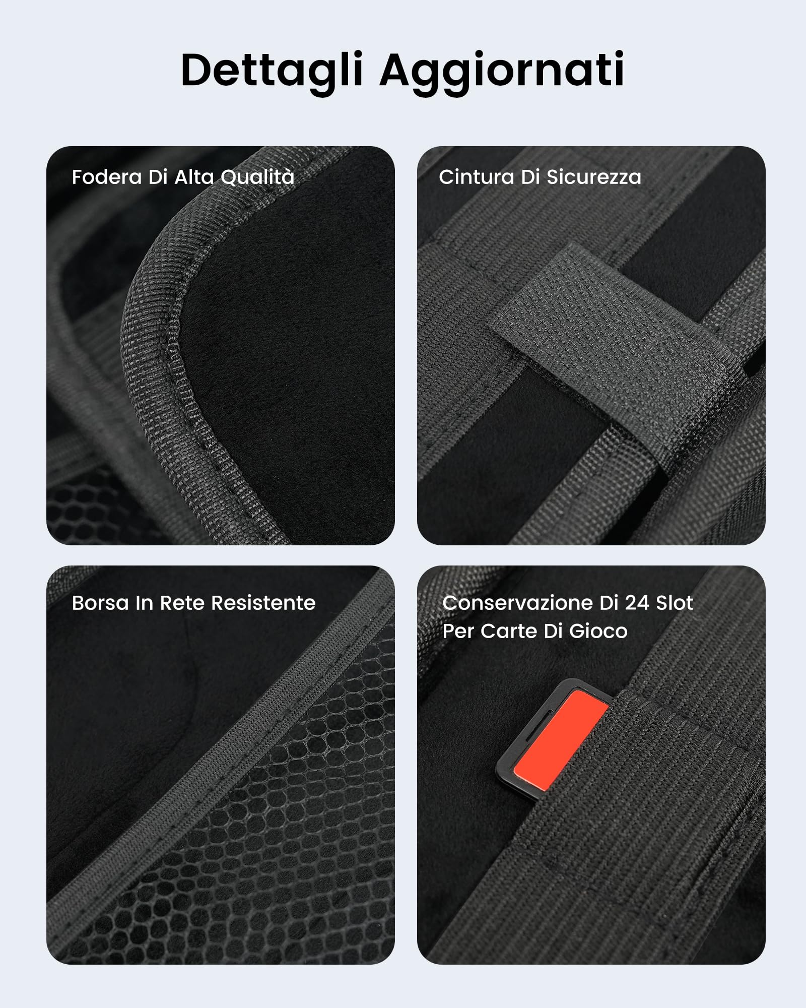 TRANSNOVO Custodia Compatible con Nintendo Switch 2 con Accessori – Case Rigido con 24 Slot per Cartucce di Gioco, Protezione Schermo HD, Supporto, Tappi per Joystick e Custodie per Joycon