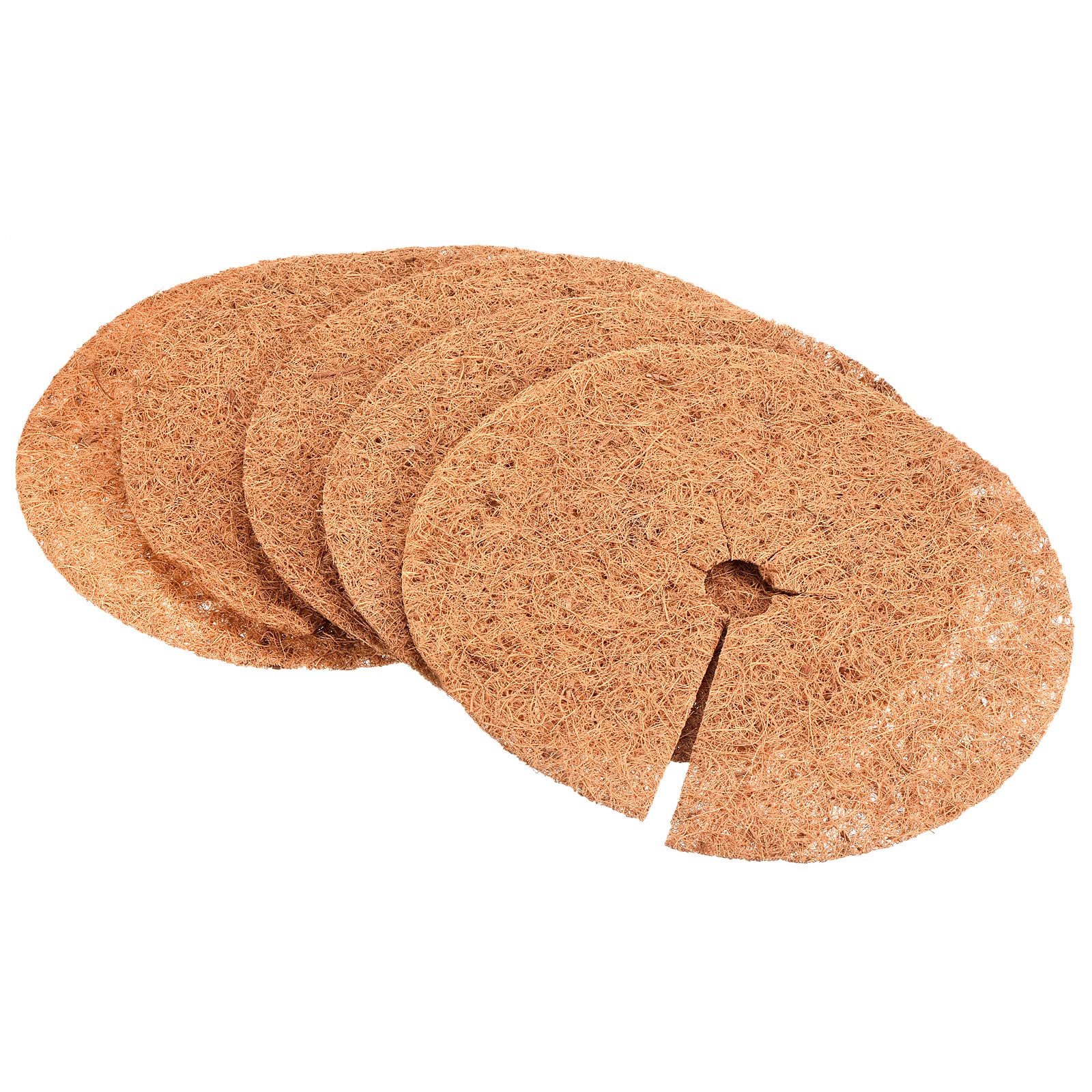 Tapis de paillage coco pour éviter le dessèchement de la terre et protéger du gel en pot 5 pcs