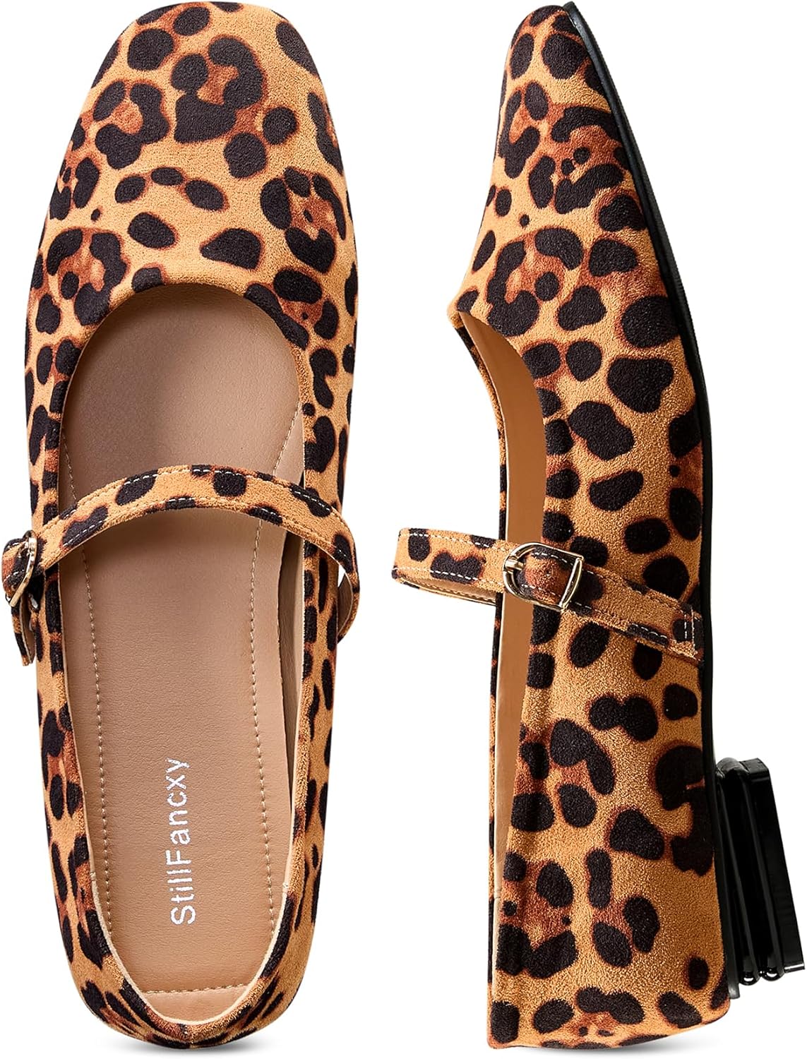 Women's Mary Jane Flats Closed Round Toe Ballet Flat Dressy Comfortable Slip on Shoes