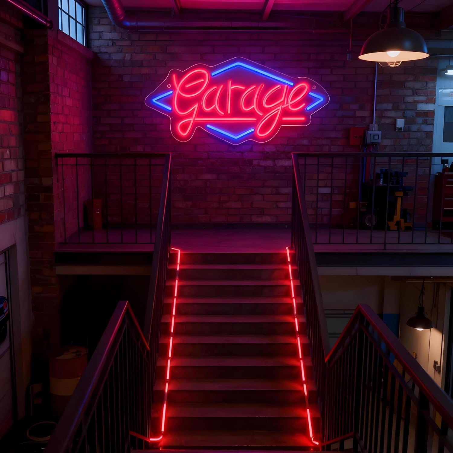 Neon Signs for Wall Decor Light Up Letters Led Sign Birthday Party Gifts Led Decorative Night Signs Room Decorations Supplies Neon Party Sign for Store Home Dorm Bedroom (Garage) - Image 4