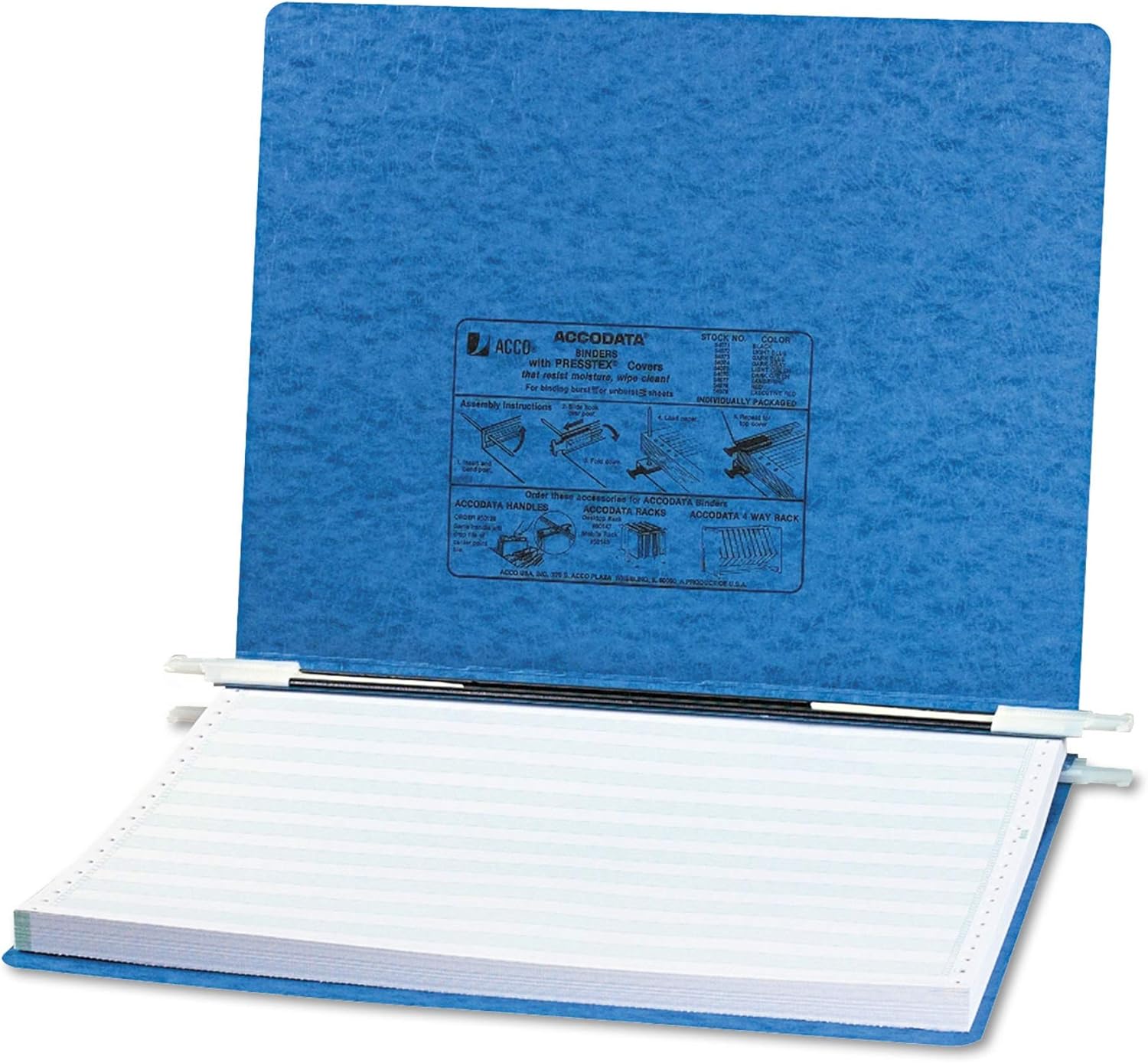 Acco 54072 Presstex Hanging Data Binder, 147/8 x 11, 6